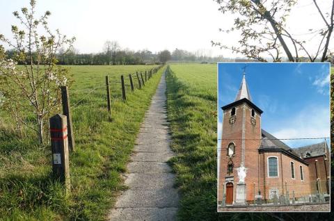 Op stap met de Hagelandgidsen in Rummen. Een zoete heilige en een verlaten tramspoor. © Jan Rymenams