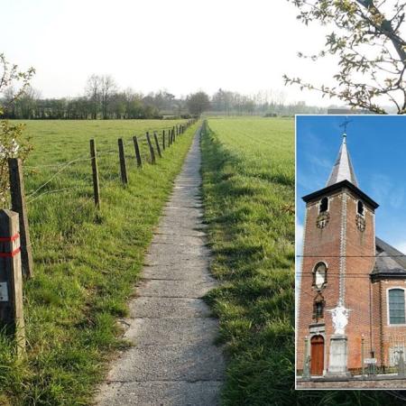 Op stap met de Hagelandgidsen in Rummen. Een zoete heilige en een verlaten tramspoor. © Jan Rymenams